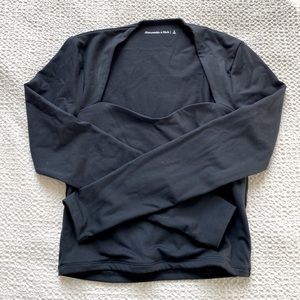 Abercrombie Double-Layered Seamless Fabric Sweetheart Top